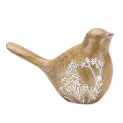 Kirkland's Home Etched Floral Bird Figurines, Set Of 4- Statues & Figurines