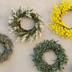 Kirkland's Home Eucalyptus And Bamboo Leaves Wreath- Wreaths