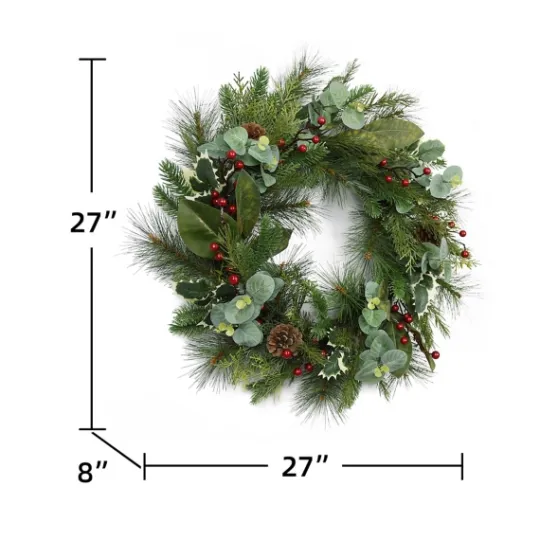 Kirkland's Home Eucalyptus And Pineberry Refresh Wreath- Wreaths