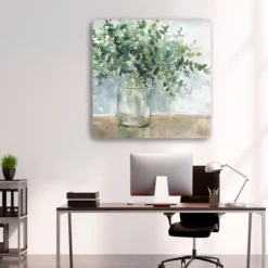 Kirkland's Home Eucalyptus Bouquet Giclee Canvas Print, 40X40 In.- Canvas Art