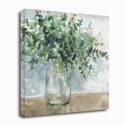 Kirkland's Home Eucalyptus Bouquet Giclee Canvas Print, 30X30 In.- Canvas Art