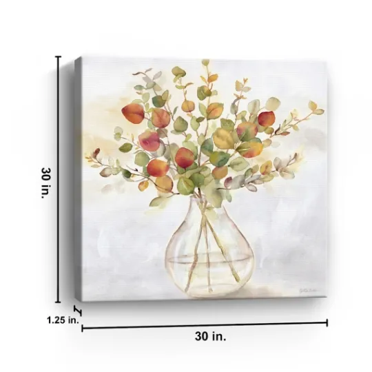 Kirkland's Home Eucalyptus Vase Spice Ii Canvas Art Print- Canvas Art