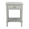 Kirkland's Home Evelina Textured Single Drawer Accent Table- Accent & End Tables