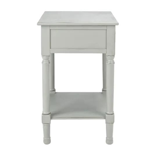 Kirkland's Home Evelina Textured Single Drawer Accent Table- Accent & End Tables