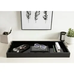 Kirkland's Home Evelyn Narrow Decorative Tray- Decorative Trays