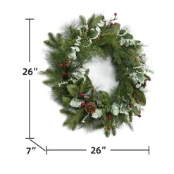 Kirkland's Home Ever S And Eucalyptus Berry Wreath- Wreaths