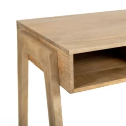 Kirkland's Home Everett Mango Wood Desk- Office Furniture