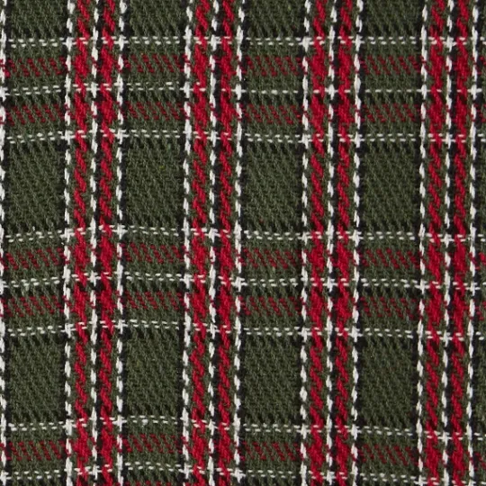 Kirkland's Home Evergreen Forest Plaid Cotton Throw- Blankets & Throws