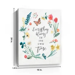 Kirkland's Home Everything Blooms Canvas Art Print- Canvas Art