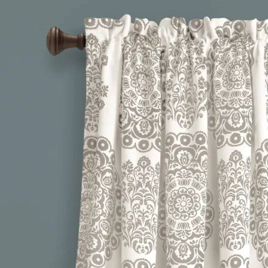 Kirkland's Home Evie Medallion Curtain Panel Set, 95 In.- Curtains & Drapes