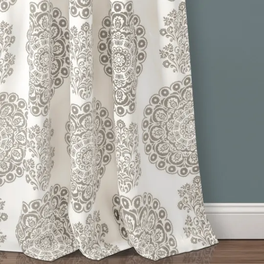 Kirkland's Home Evie Medallion Curtain Panel Set, 95 In.- Curtains & Drapes