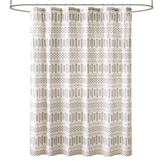 Kirkland's Home Eyelash Fringe Shower Curtain- Shower Curtains