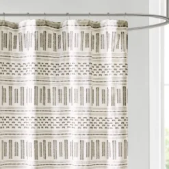 Kirkland's Home Eyelash Fringe Shower Curtain- Shower Curtains