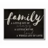 Kirkland's Home Family A Whole Lot Of Love Framed Wall Plaque- Wall Quotes & Signs