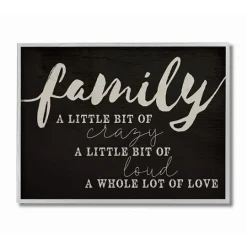 Kirkland's Home Family A Whole Lot Of Love Framed Wall Plaque- Wall Quotes & Signs