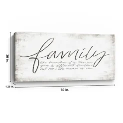 Kirkland's Home Family Branches Canvas Art Print, 60X30 In.- Wall Quotes & Signs