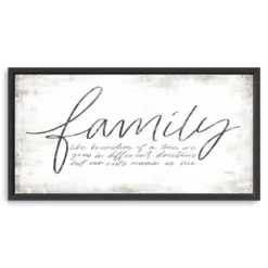 Kirkland's Home Family Branches Framed Canvas Art Print, 42X22 In.- Wall Quotes & Signs