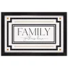 Kirkland's Home Family Gathers Here Framed Wall Plaque- Wall Quotes & Signs