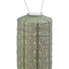Kirkland's Home Fan Cylinder Hanging Led Outdoor Lantern- Outdoor Lighting
