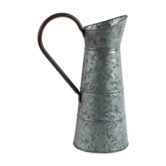 Kirkland's Home Farmhouse Galvanized Metal Pitcher- Vases