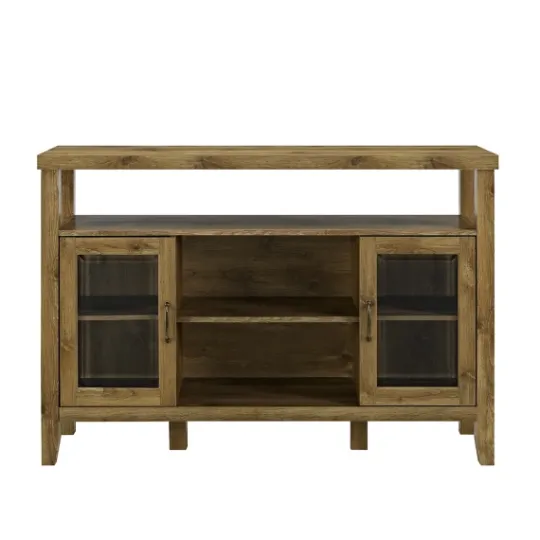 Kirkland's Home Farmhouse Highboy Natural Tv Stand- Tv Stands & Media Consoles
