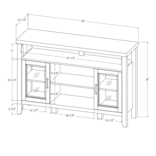 Kirkland's Home Farmhouse Highboy Natural Tv Stand- Tv Stands & Media Consoles