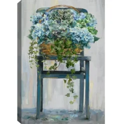 Kirkland's Home Farmhouse Hydrangeas Canvas Art Print- Canvas Art