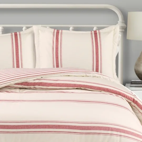 Kirkland's Home Farmhouse Stripe 3-Pc. Full/Queen Comforter Set- Comforters