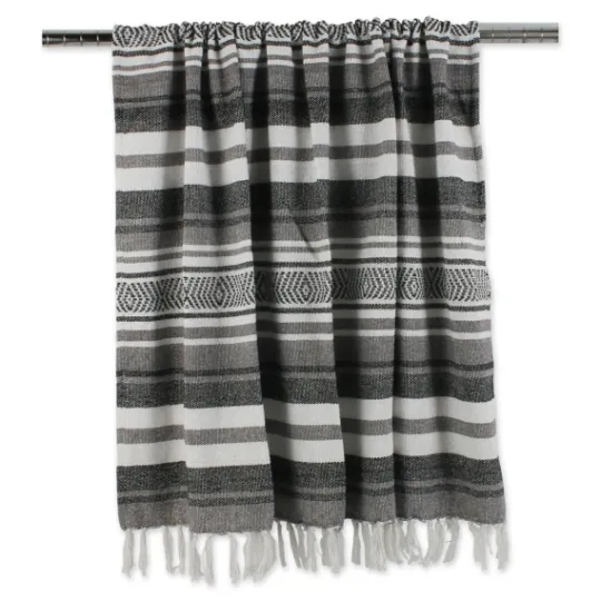 Kirkland's Home Farmhouse Stripe Throw- Blankets & Throws