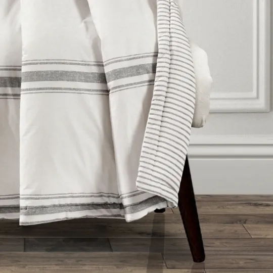 Kirkland's Home Farmhouse Stripe Throw- Blankets & Throws