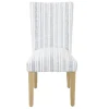 Kirkland's Home Farmhouse Stripes Highback Dining Chairs, Set Of 2- Dining Chairs