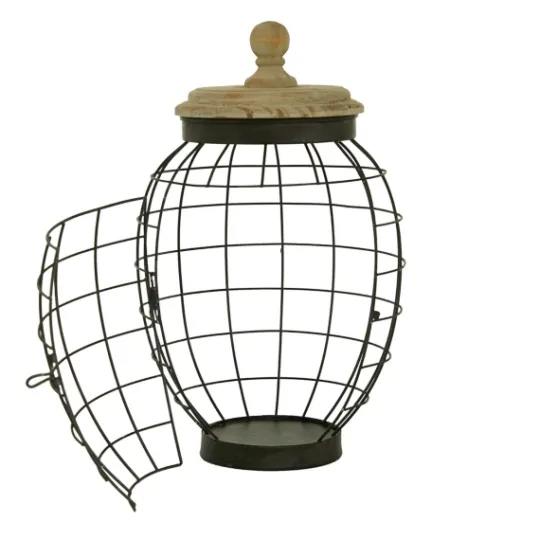Kirkland's Home Farmhouse Wire Frame 2-Pc. Decorative Jar Set- Decorative Bowls & Jars