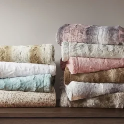 Kirkland's Home Faux Fur Oversized Throw Blanket- Blankets & Throws