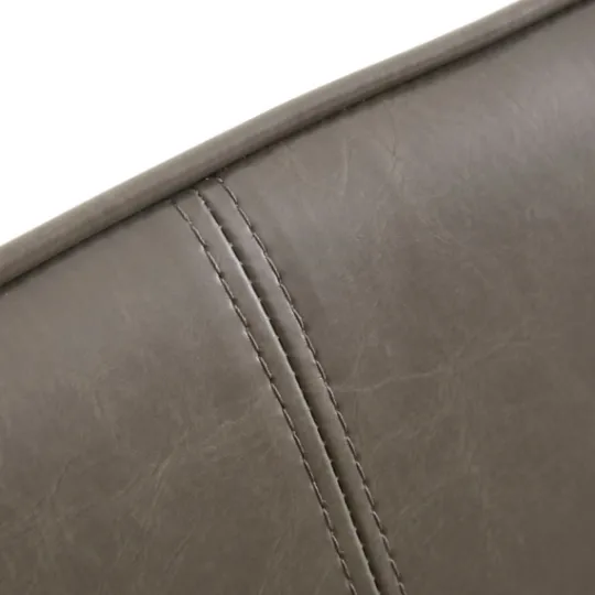 Kirkland's Home Faux Leather Accent Chair With Gold Base- Accent Chairs