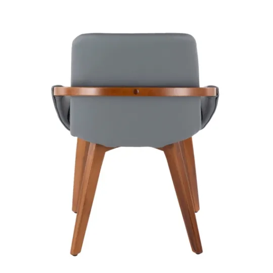 Kirkland's Home Faux Leather And Bamboo Frame Dining Chair- Dining Chairs