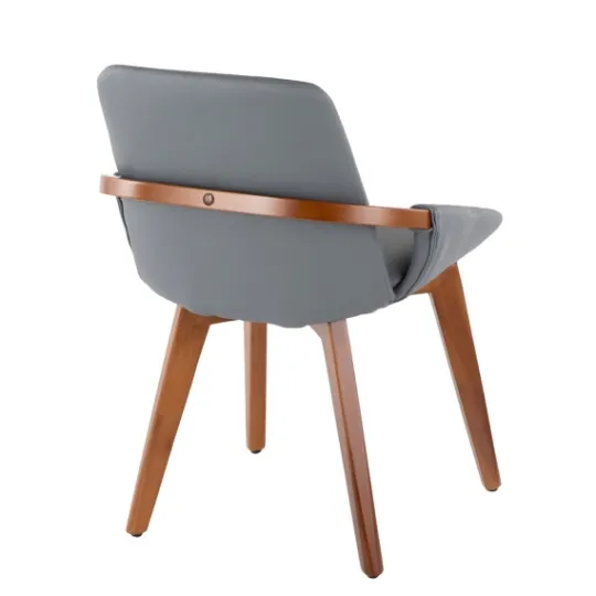 Kirkland's Home Faux Leather And Bamboo Frame Dining Chair- Dining Chairs