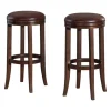 Kirkland's Home Faux Leather Bar Stools, Set Of 2- Bar Stools & Counter Height Stools