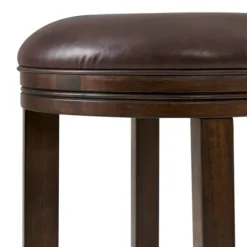 Kirkland's Home Faux Leather Bar Stools, Set Of 2- Bar Stools & Counter Height Stools