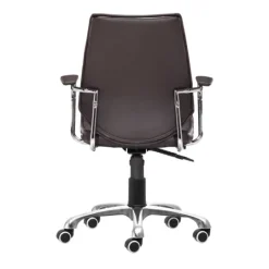 Kirkland's Home Faux Leather Channeled Office Chair- Office Furniture