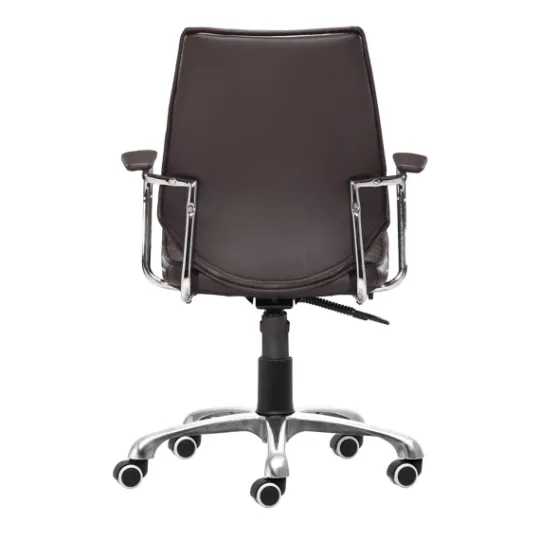 Kirkland's Home Faux Leather Channeled Office Chair- Office Furniture