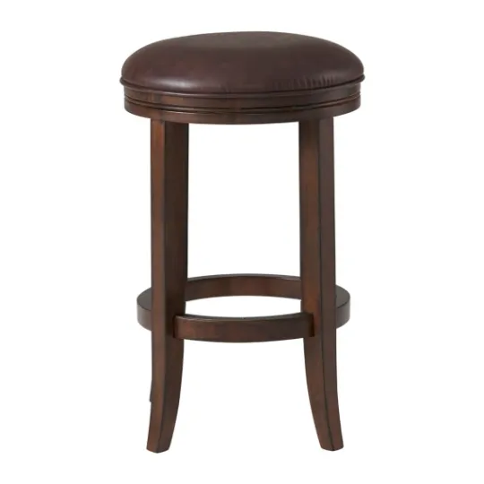 Kirkland's Home Faux Leather Counter Stools, Set Of 2- Bar Stools & Counter Height Stools
