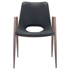 Kirkland's Home Faux Leather Cutout Dining Chairs, Set Of 2- Dining Chairs