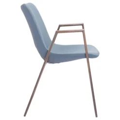 Kirkland's Home Faux Leather Cutout Dining Chairs, Set Of 2- Dining Chairs