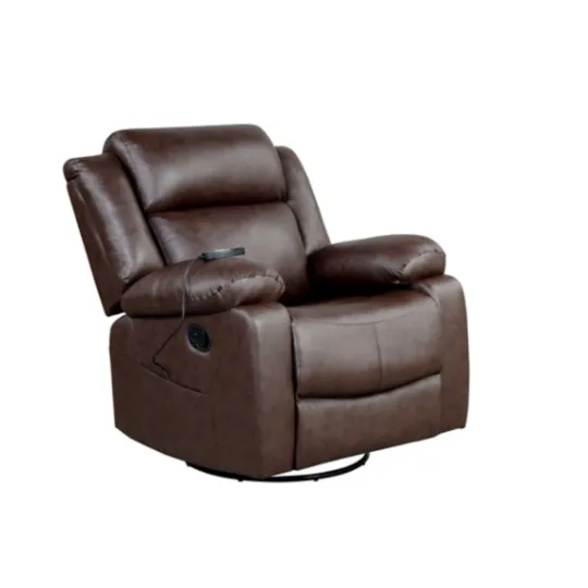 Kirkland's Home Faux Leather Heated Massage Recliner- Accent Chairs