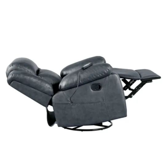Kirkland's Home Faux Leather Heated Massage Recliner- Accent Chairs