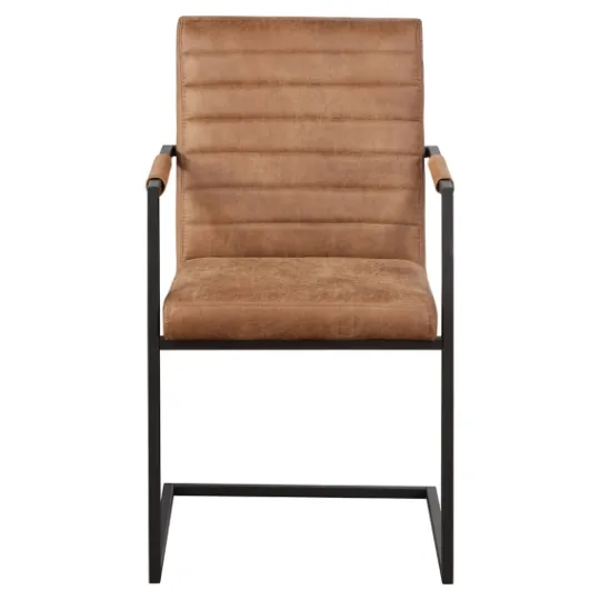 Kirkland's Home Faux Leather Modern Accent Chairs, Set Of 2- Accent Chairs