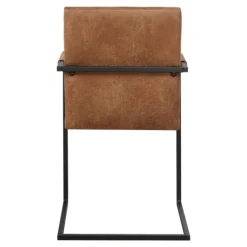 Kirkland's Home Faux Leather Modern Accent Chairs, Set Of 2- Accent Chairs