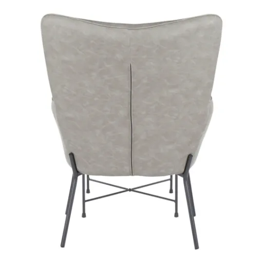 Kirkland's Home Faux Leather 2-Pc. Chair And Ottoman Set- Accent Chairs
