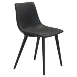 Kirkland's Home Faux Leather Scoop Dining Chairs, Set Of 2- Dining Chairs