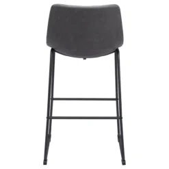 Kirkland's Home Faux Leather Sloped Bar Stools, Set Of 2- Bar Stools & Counter Height Stools